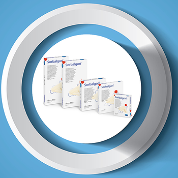 Пов`язки поглинаючі з кальцію-альгінату