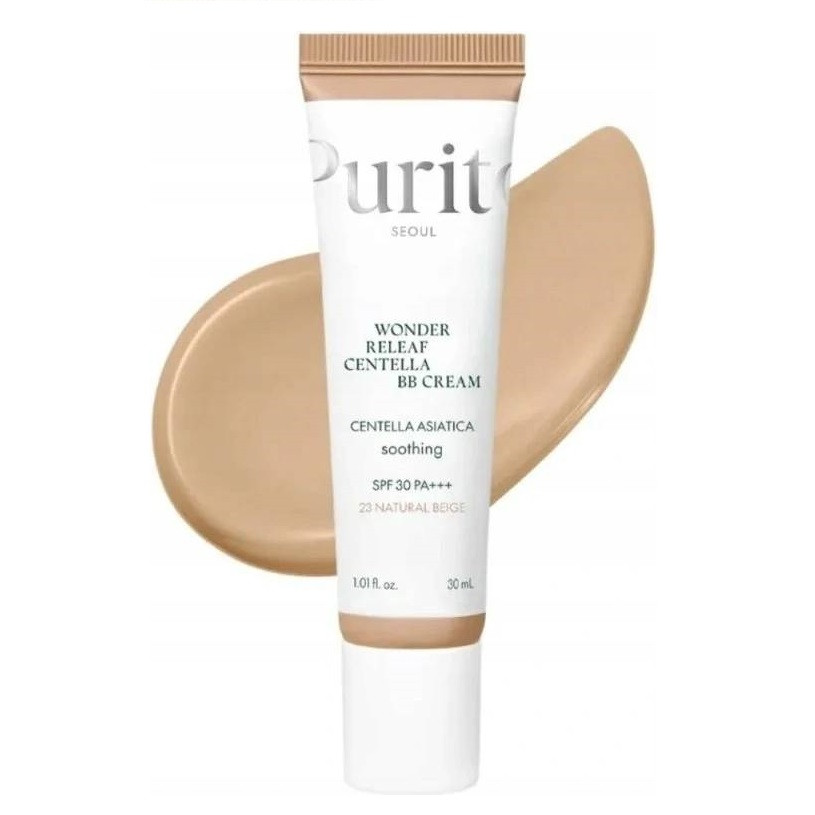 ББ-крем з центелою Purito Wonder Releaf Centella BB Cream SPF30 PA+++#23 Natural Beige 30 мл, фото 1