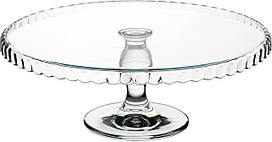 Тортівниця скляна на ніжці кругла Pasabahce Patisserie 32.2 см прозора 95117n