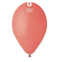 Набір латексних кульок Gemar 10" (26 см) Пастель кораловий, 100 шт