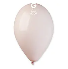 Набір латексних кульок Gemar 10" (26 см) Пастель мушля, 100 шт