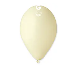 Набір латексних кульок Gemar 10" (26 см) Пастель вершкове масло, 100 шт