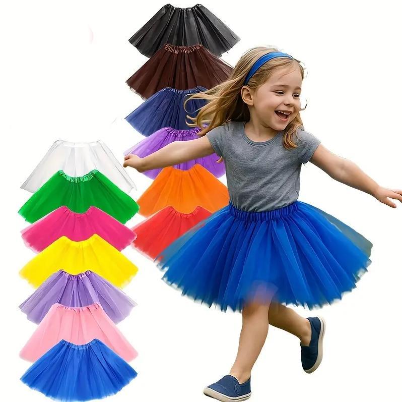 Дитячі фатинові спідниці-пачки тришарові, фото 1