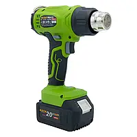 Фен промисловий із регулятором температури Procraft PH24 (без АКБ і ЗП), акумуляторний легкий монтажний фен