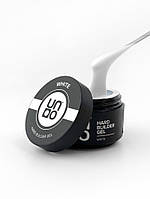 Гель для нарощування нігтів UNO Hard Builder Gel White 15ml гель зміцнення та вирівнювання