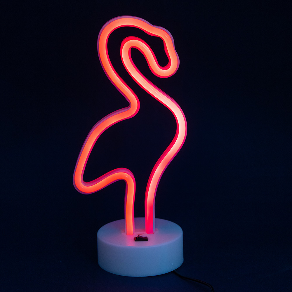 Нічний світильник Neon Lamp series — Flamingo Red