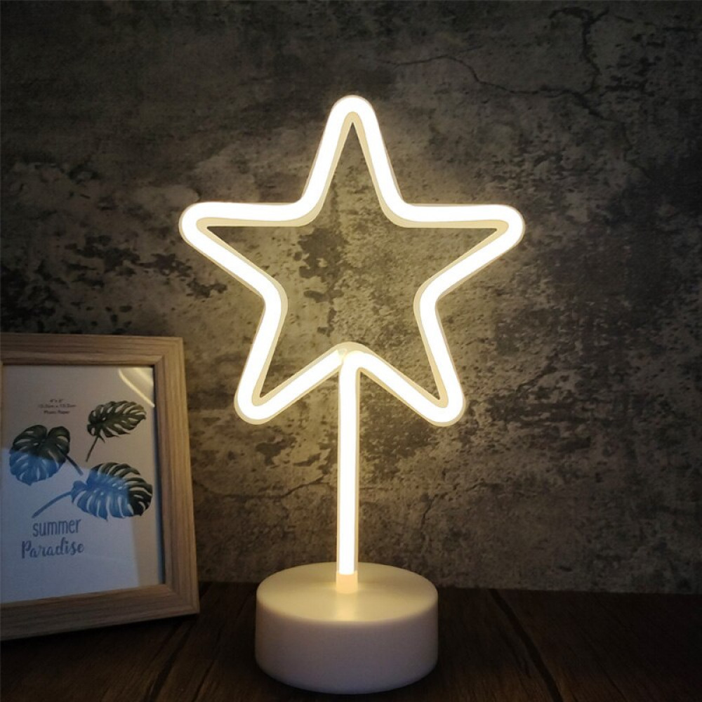 Нічний світильник Neon Lamp series — Star, фото 1