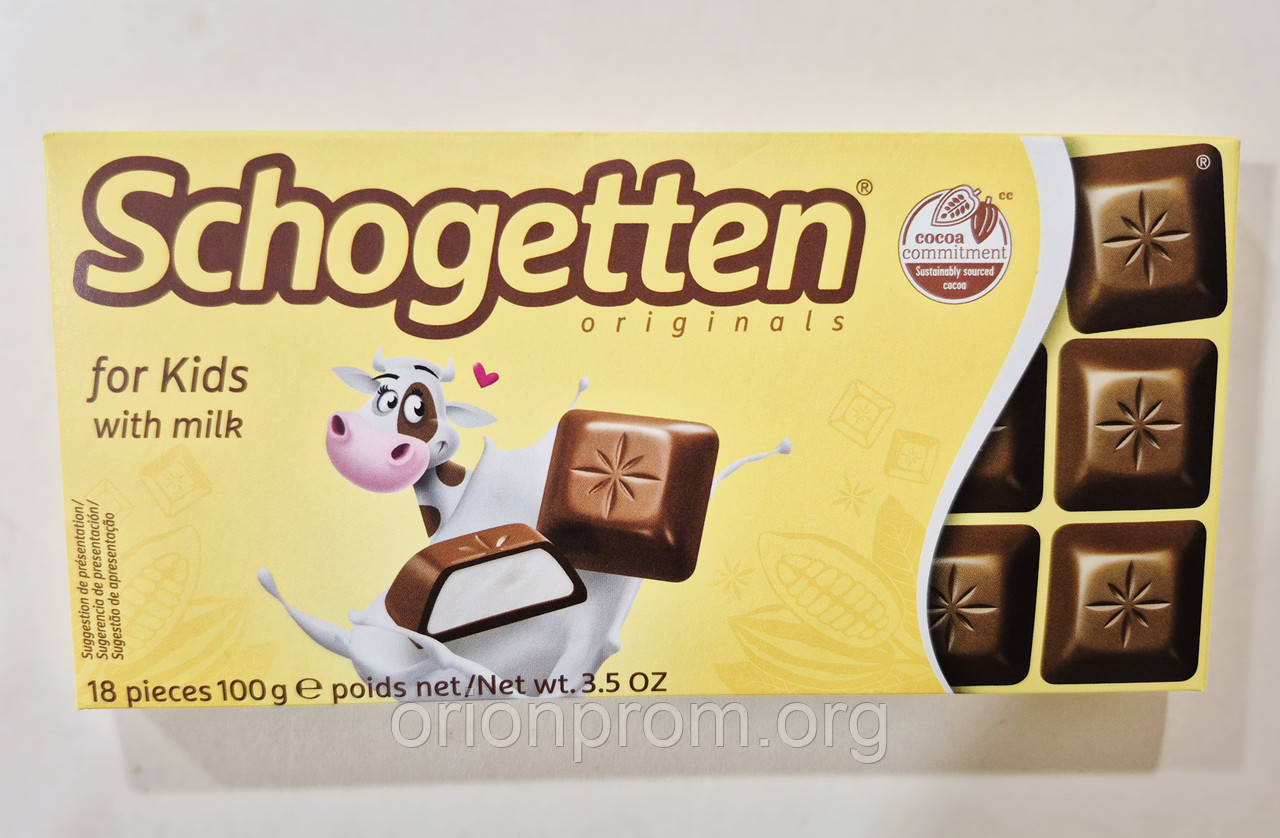 Шоколад Schogetten дитячий молочний 100 г