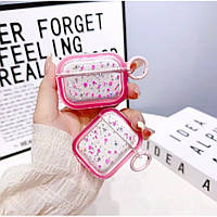 Airpods Pro Case Clear Pink With Ring