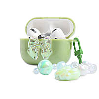 Airpods Case Bow — Green