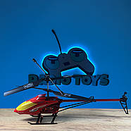 Вертоліт на радіоуправлінні "Небесна Буря" Червоний 46 см | Гвинтокрил на пульті управління | Гелікоптер на радіокеруванні, фото 3