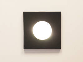 Вологозахищений точковий світильник, серія "Aluminium" 160B-41-BK