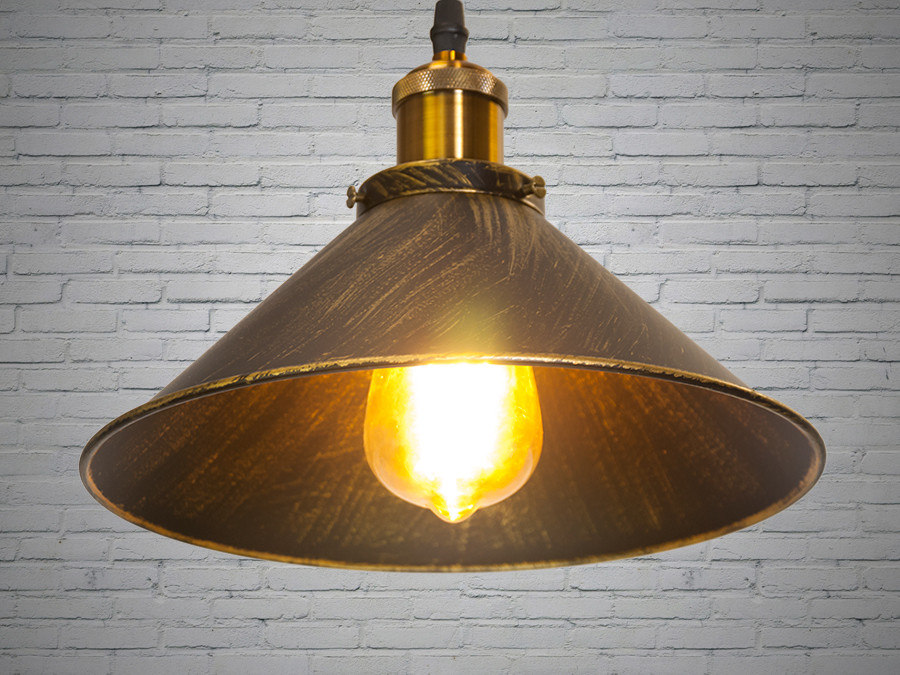 Люстра-підвіс світильник у стилі Loft 6855-260-BK-G