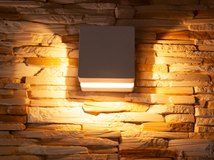 Плоский фасадний LED світильник DFB-5001C-WH-WW