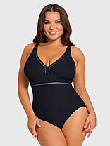 Злитий купальник великого розміру Fuba 25013 чорний 54 56 58 60 62 розмір, фото 5