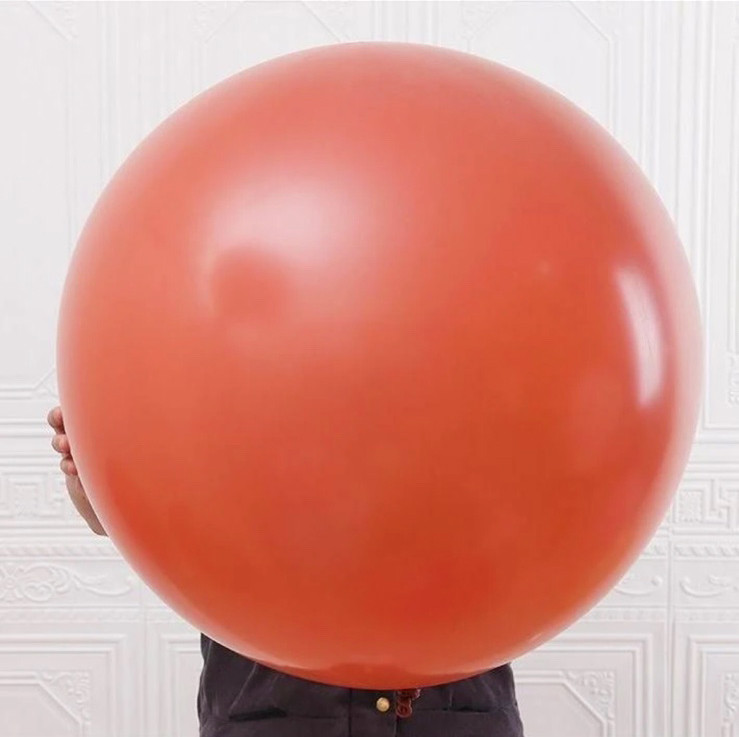 Велика Повітряна Куля Latex Balloon 36 дюймів 90 см Червоний Гранат (01449)