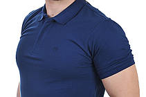 Футболка-поло чоловіча Le Gutti 25-1870-15 індиго, фото 5