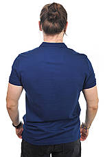 Футболка-поло чоловіча Le Gutti 25-1870-15 індиго, фото 4