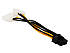 Перехідник 2 x 4pin to 8pin (відеокарта), фото 2