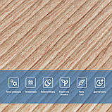 Самоклеюча декоративна 3D панель 700х700х5мм Бамбук Бежевий (077) SW-00000350, фото 4