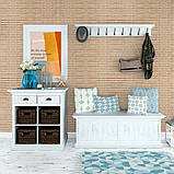 Самоклеюча декоративна 3D панель 700х700х5мм Бамбук Бежевий (077) SW-00000350, фото 5