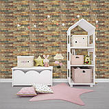 Самоклеюча декоративна 3D панель 700x700x8.5мм Мікс бамбук Кольоровий (073) SW-00000090, фото 5