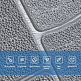 Самоклеюча декоративна 3D панель Камінь срібло 700х700х6мм (153) SW-00000187, фото 4