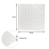 Самоклеюча декоративна 3D панель 700х700х5мм Плетіння (176) SW-00000189, фото 3