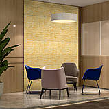 Самоклеюча декоративна 3D панель камінь жовтий мармур 700х700х6мм (152) SW-00000220, фото 5