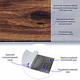 Самоклеюча вінілова плитка 152.4х914.4х1.5мм Темне дерево, ціна за 1 шт. (СВП-004) Матова SW-00000222, фото 2