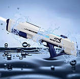 Дитячий великий водяний автомат бластер акумуляторний з підсвічуванням та автоматичним накачуванням води, фото 4