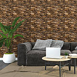 Самоклеюча декоративна 3D панелі 700х770х5мм Матовий камінь (060M) SW-00000635, фото 5