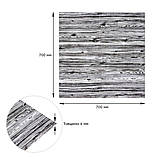 Декоративна 3D панель самоклейка 700х700х6мм Зебра дерево (081) SW-00000019, фото 3