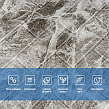 Декоративна 3D панель самоклейка 700х770х5мм Чорний мармур (цегла) (061-5) SW-00000036, фото 4