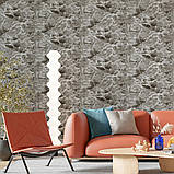 Декоративна 3D панель самоклейка 700х770х3мм Мармур чориний (061-3) SW-00000691, фото 5