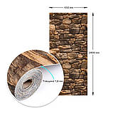 Самоклеючі шпалери 2800х450х1,8мм Жовтий мармур SW-00000728, фото 3