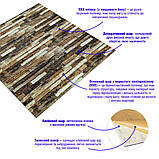 Самоклеюча декоративна панель 700x770x6мм Мікс цегла (343) SW-00000890, фото 2