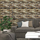 Самоклеюча декоративна панель 700x770x6мм Мікс цегла (343) SW-00000890, фото 5