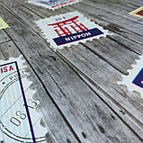 Самоклеюча 3D панель 700х700х4мм Поштові марки (091) SW-00001152, фото 2