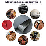 Самоклеюча екошкіра у рулоні 1.37х1м х 0.5мм Темно-сірий SW-00001154, фото 6