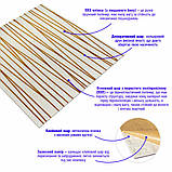 Самоклеюча 3D панель 700х700х5мм Золоті стрічки (440) SW-00001184, фото 2