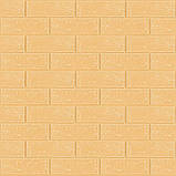 Самоклеюча 3D панель в рулоні 19600x700x3мм Бежева Цегла (R009-3-20) SW-00001195, фото 2
