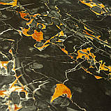 Самоклеюча плівка 0,45х10м х 0,07мм Чорний мармур з жовтим SW-00001282, фото 2