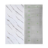 Самоклеюча вінілова плитка в рулоні 600х3000х2мм Білий мармур з прожилками Глянсова SW-00001285, фото 4