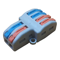 Клема швидкого монтажу багаторазова SPL-24 (з 2 на 4 контакти)