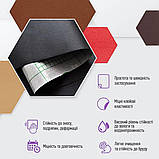 Самоклеюча екошкіра у рулоні 1.37х1м х 0.5мм Чорний SW-00001358, фото 4