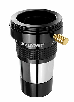 Лінза Барлоу 2X SV137 1.25" FMC з Т-адаптер різь M42*0.75, латуне кільце SVBONY