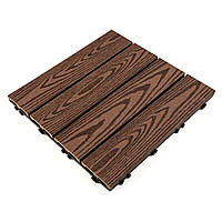 Композитна плитка WPC 30х30х2см Кедр (D) SW-00001705