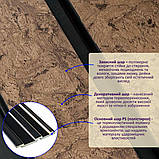 Рейка декоративна PS 2900х120х12мм Шоколадний мармур SW-00001754, фото 8