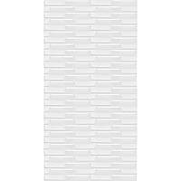 Самоклеюча 3D панель 3080x700x5мм Біла Кладка SW-00001759